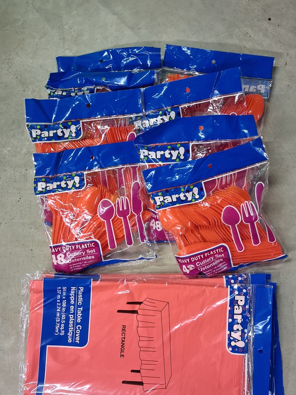Party Supplies - Orange